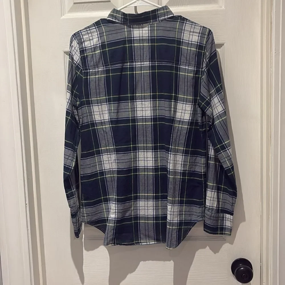 J.Crew plaid button down SZ Small